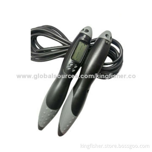Digital Jumping Rope, Made of 80% PVC + 20% ABS